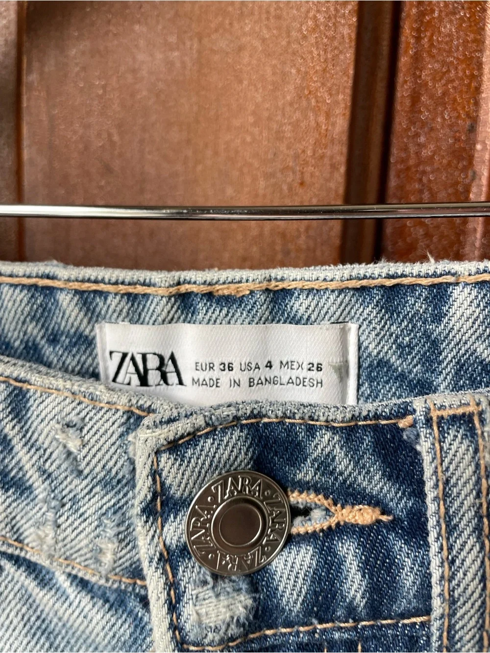 Zara women's size 4 denim shorts